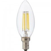 Светодиод. лампа 4W 4200K E14 (филамент) свеча