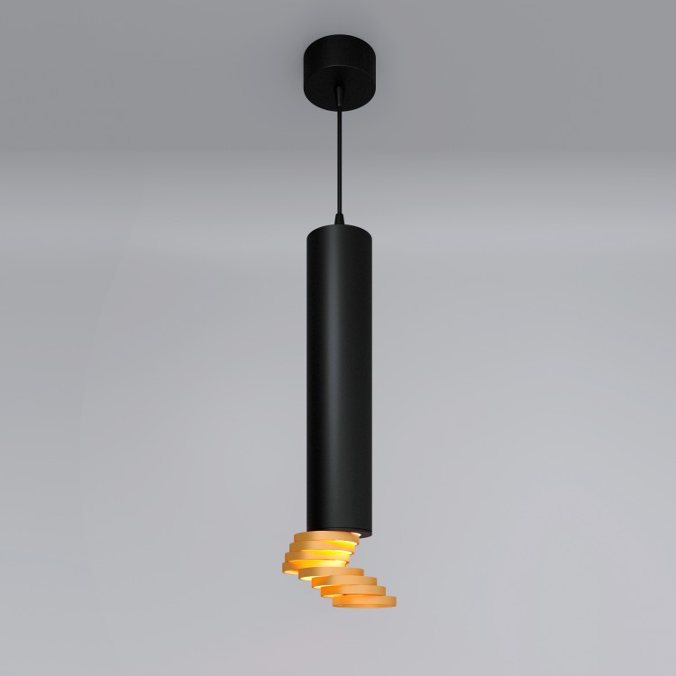 Светильник подвесной DLN103 GU10 черный/золото (снят с пр-ва)