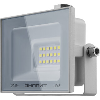 Светодиод. прожектор Онлайт 90 132 OFL-20-4К-WH-IP65-LED