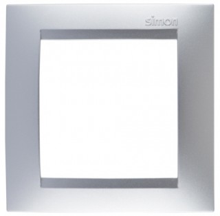 Рамка SIMON 15 1 пост, алюминий 1500610-033