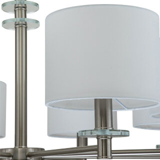 Люстра ESCADA 641/8PL E14*60W Satin nickel