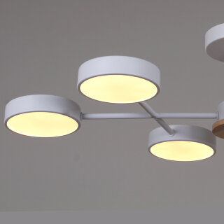Люстра  SNEHA  03335-0.3-06 WH+WOOD
