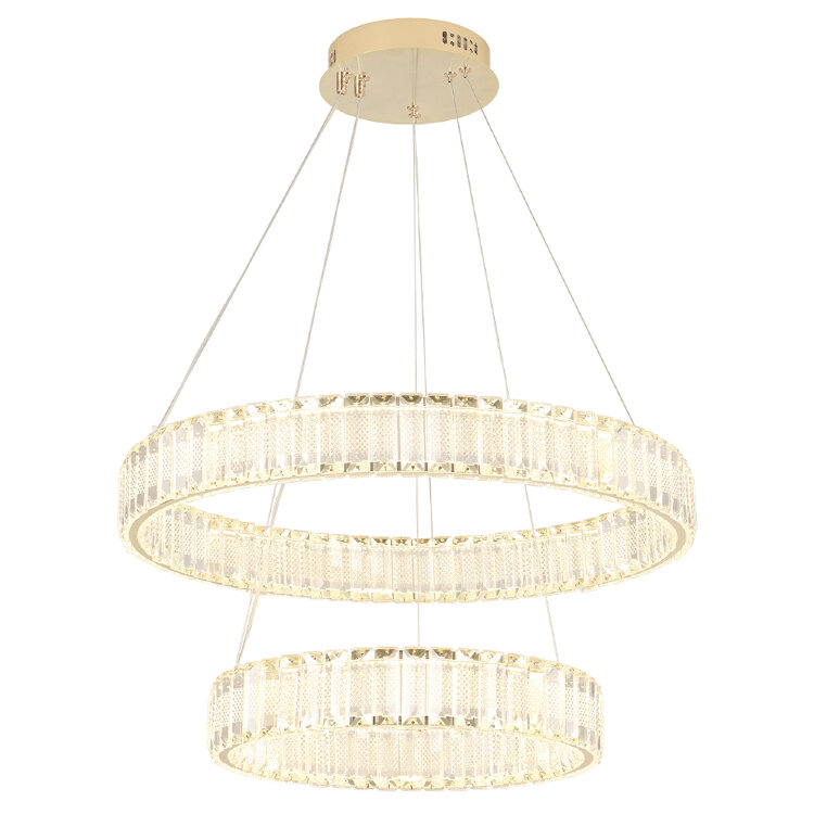 Люстра Crystal Lux MUSIKA SP100W LED GOLD 3391/203