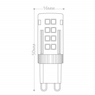Лампа светодиодная Feron LB-432 G9 5W 175-265V 4000K (483)