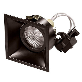 Светильник встраиваемый Lightstar 214507 DOMINO QUADRO MR16 ЧЕРНЫЙ