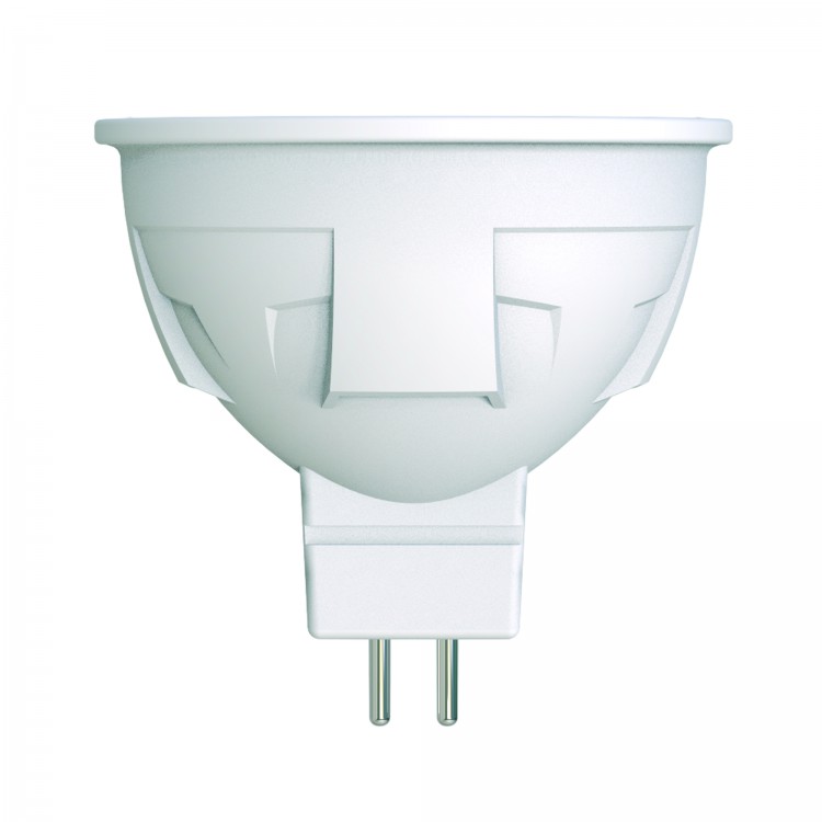 Лампа светодиодная  Uniel LED-JCDR 6W/WW/GU5.3/FR/DIM PLP01WH серия Яркая форма 