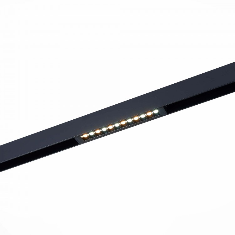 Трековый светильник ST-Luce черный LED 1*9W 2700K-6000K 700Lm ST655.496.09