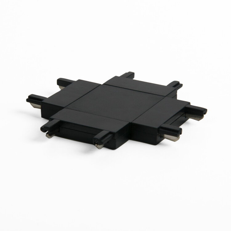 Flat Magnetic Четырёхсторонний соединитель для накладного шинопровода (чёрный) Elektrostandard 85003/00