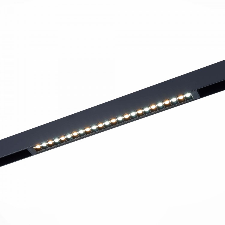 Трековый светильник ST-Luce черный LED 1*18W 2700K-6000K 1 550Lm ST655.496.18