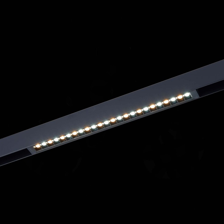 Трековый светильник ST-Luce черный LED 1*18W 2700K-6000K 1 550Lm ST655.496.18