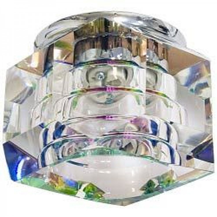 Светильник встраиваемый Feron JD64-CL 35W, G9, прозрачный хром