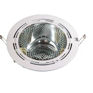 Светильник круг.под мет-гал.лампу н/пов 220V R7s 150W серебристый F0801 silver