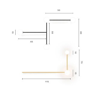 Настенный светильник ImperiumLoft Lines 189565-26