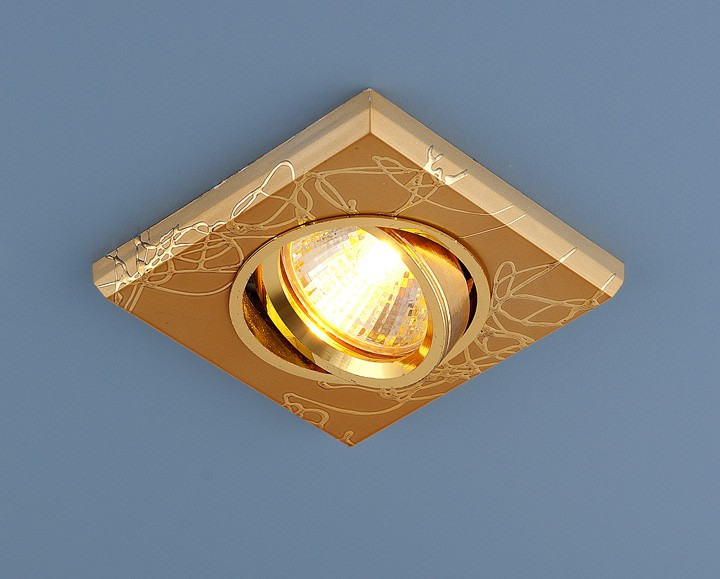 Светильник встраиваемый Elektrostandard 2080 MR16 GD золото
