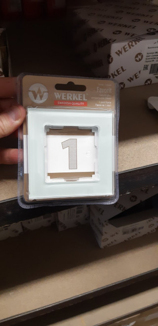 Werkel Favorit Рамка 2 поста Натуральное стекло WL01-Frame-02