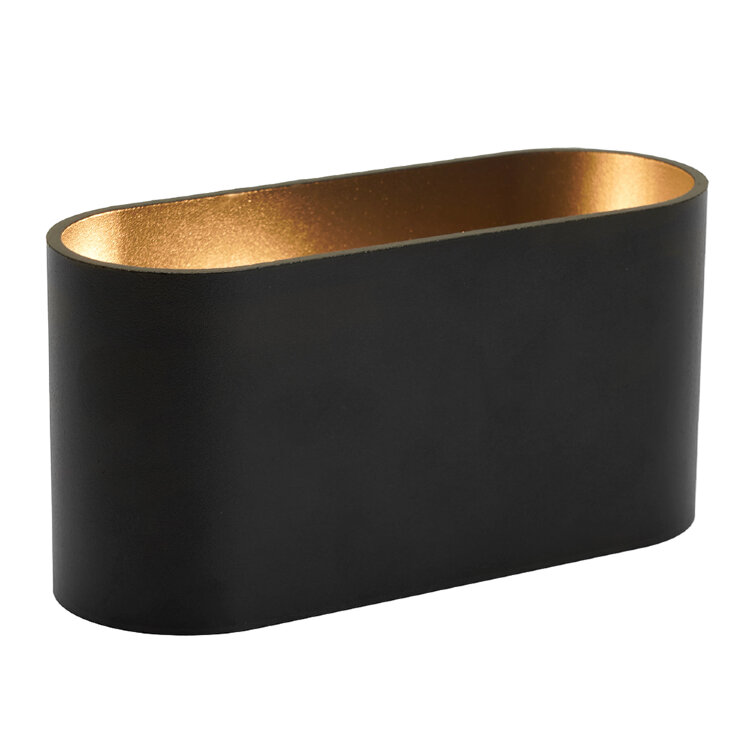 Светильник настенный Feron ML1780 Oval MR16 35W, 230V, G9,15W, чёрный IP20 48435