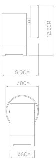 Светильник настенный ARTELAMP A3503AL-1WH IP44