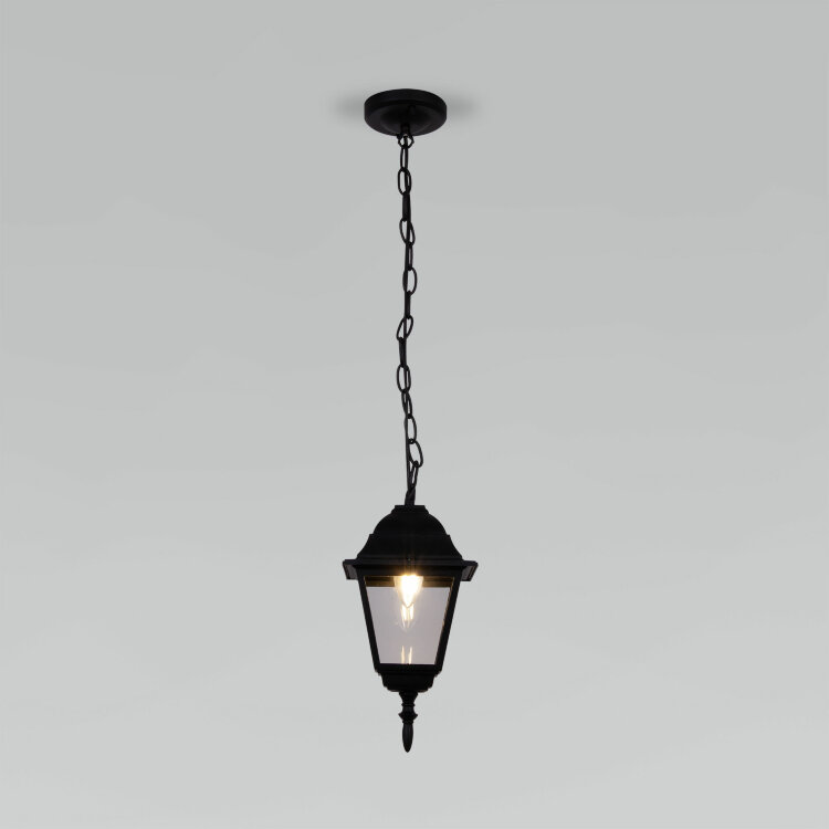 Уличный подвесной светильник Elektrostandard Fuga H черный(35148/H)