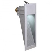 Встраиваемый светильник DOWNANDER LED 15 IP44 c б/п белый 0.9 Вт, матир. алюм. 230311