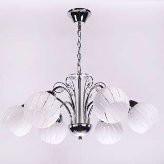 Люстра AURA  9465-6 CR+WT