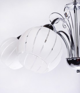 Люстра AURA  9465-6 CR+WT