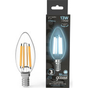 Лампа Gauss LED Filament 13W 103801213 4100K E14 свеча