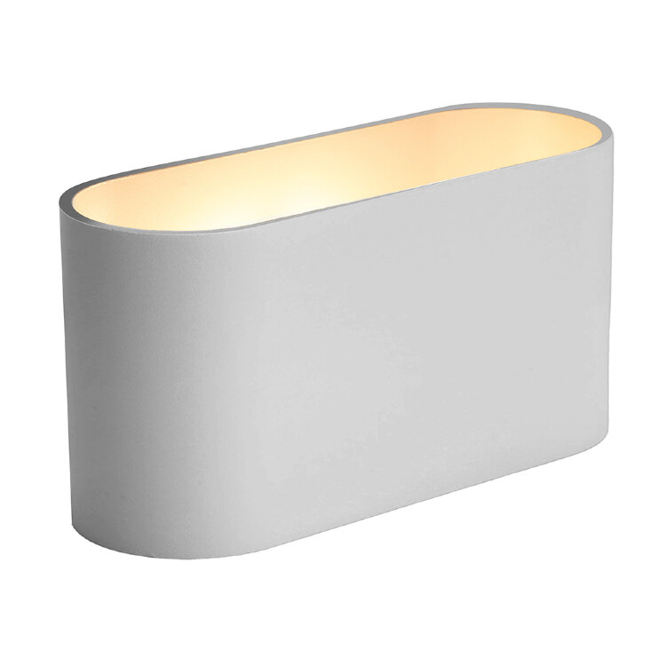 Светильник настенный Feron ML1780 Oval MR16 35W, 230V, G9,15W, белый IP20 48436