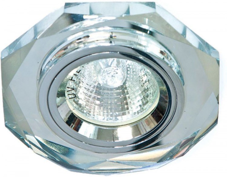 Светильник встраиваемый Feron 8020-2 MR16 MR16 G5.3 серебро, серебро/ Silver-Silver