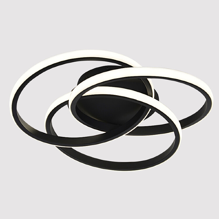 Люстра  MS 1143/3 Ожон 108-114W черный 3000-6000К диммир. с ПДУ