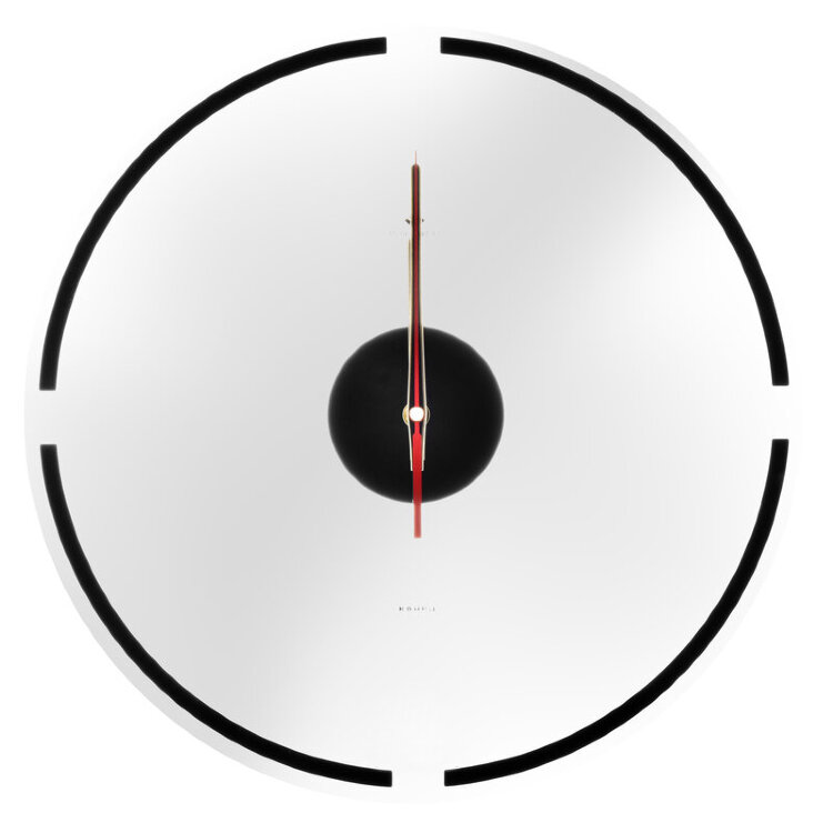 Часы настенные 39см, прозрачные, открытая стрелка "Минимализм" 4041-013