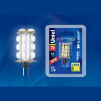 Лампа светодиодная  Uniel LED-JC-12/0.9W/WW/G4 60lm Corn