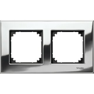 Merten SM M-Elegance Рамка 2-ая Хром MTN403239