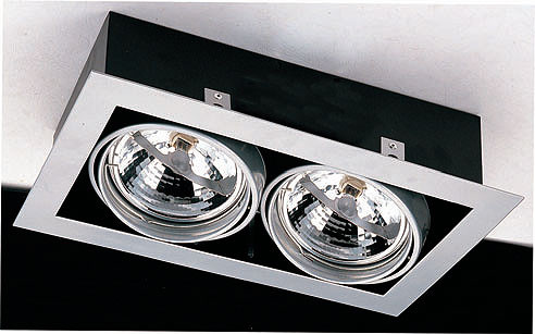 Светильник встраиваемый SR 2*AR111 100W  IL.0006.0102