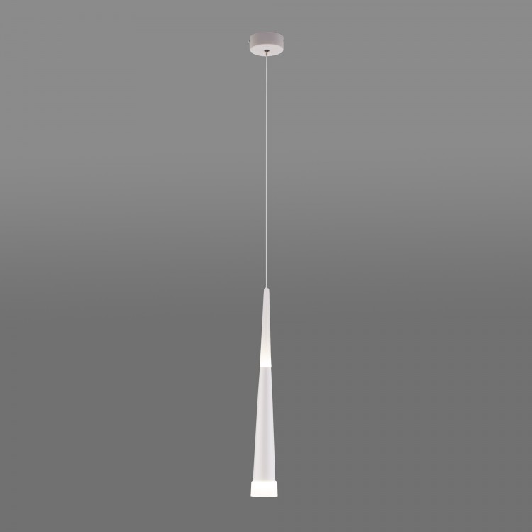 Светильник подвесной DLR038 7+1W 4200K белый матовый