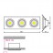 Светодиодный светильник HOROZ HL6703L 3*5W 2700K 220-240V LED белый