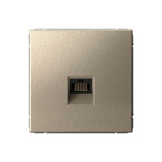 Розетка компьютерная ArtGallery RJ45 кат.5E механизм шампань SE GAL000583