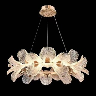 Подвес 8856-800 GD/Champagne LED 144W 3000-6000K D600*H200*1500 пульт ДУ