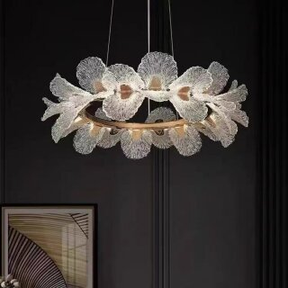 Подвес 8856-800 GD/Champagne LED 144W 3000-6000K D600*H200*1500 пульт ДУ