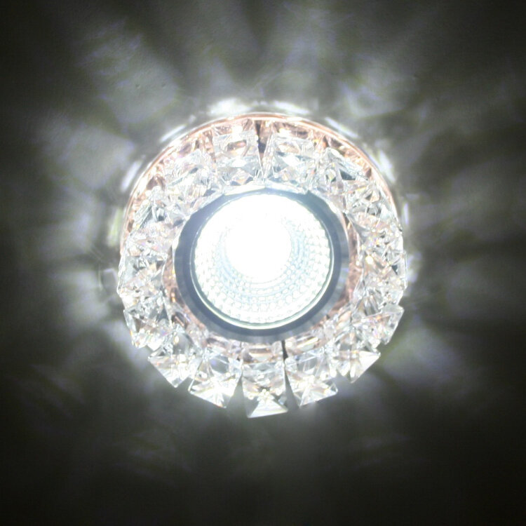 Встраиваемый светильник AURA A8064 6500k cob5w+led подсветка