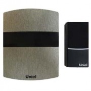Звонок беспроводной UNIEL UDB-001W-R1T1-32S-100M-DS темно-серебристый