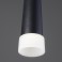 Светильник подвесной DLR038 7+1W 4200K черный матовый