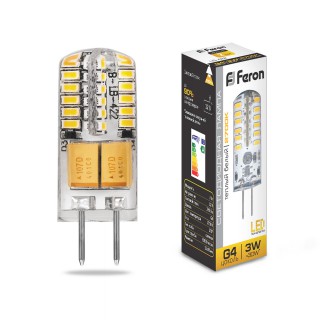 Лампа светодиодная Feron LB-422 G4 3W 12V 2700K (445)