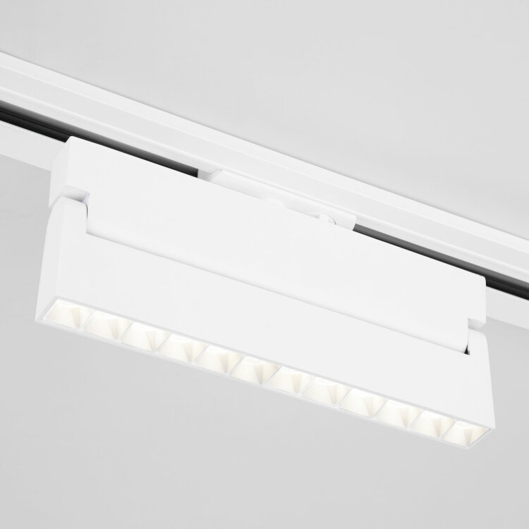 Трековый светодиодный светильник Elektrostandard Garda Белый 20W 4200K (85018/01) однофазный
