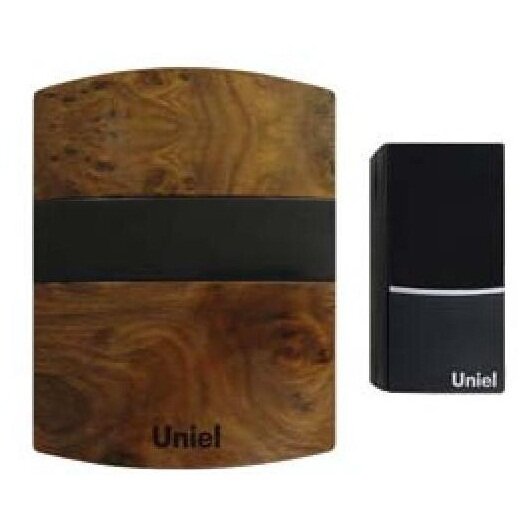 Звонок беспроводной UNIEL UDB-001W-R1T1-32S-100M-KB карельская береза