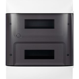 Пластиковый щиток встраиваемый Legrand Practibox S 2*12 дымч. 135552