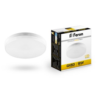 Лампа светодиодная Feron LB-452 (9W) 230V GX53 2700K (039)