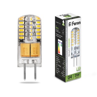 Лампа светодиодная Feron LB-422 G4 3W 12V 4000K (447)