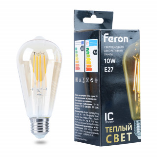 Лампа светодиодная Feron.PRO LB-64 E27 10W 230V 2700K
