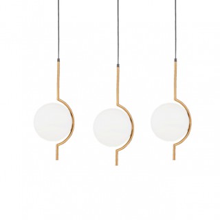 Подвес AURA  S3403-3P BK+FGD+WT