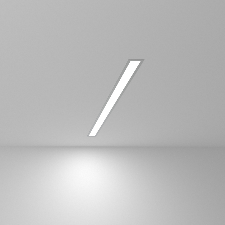 Линейный светодиодный встраиваемый светильник Elektrostandard 78см 15W 6500K матовое серебро (101-300-78)